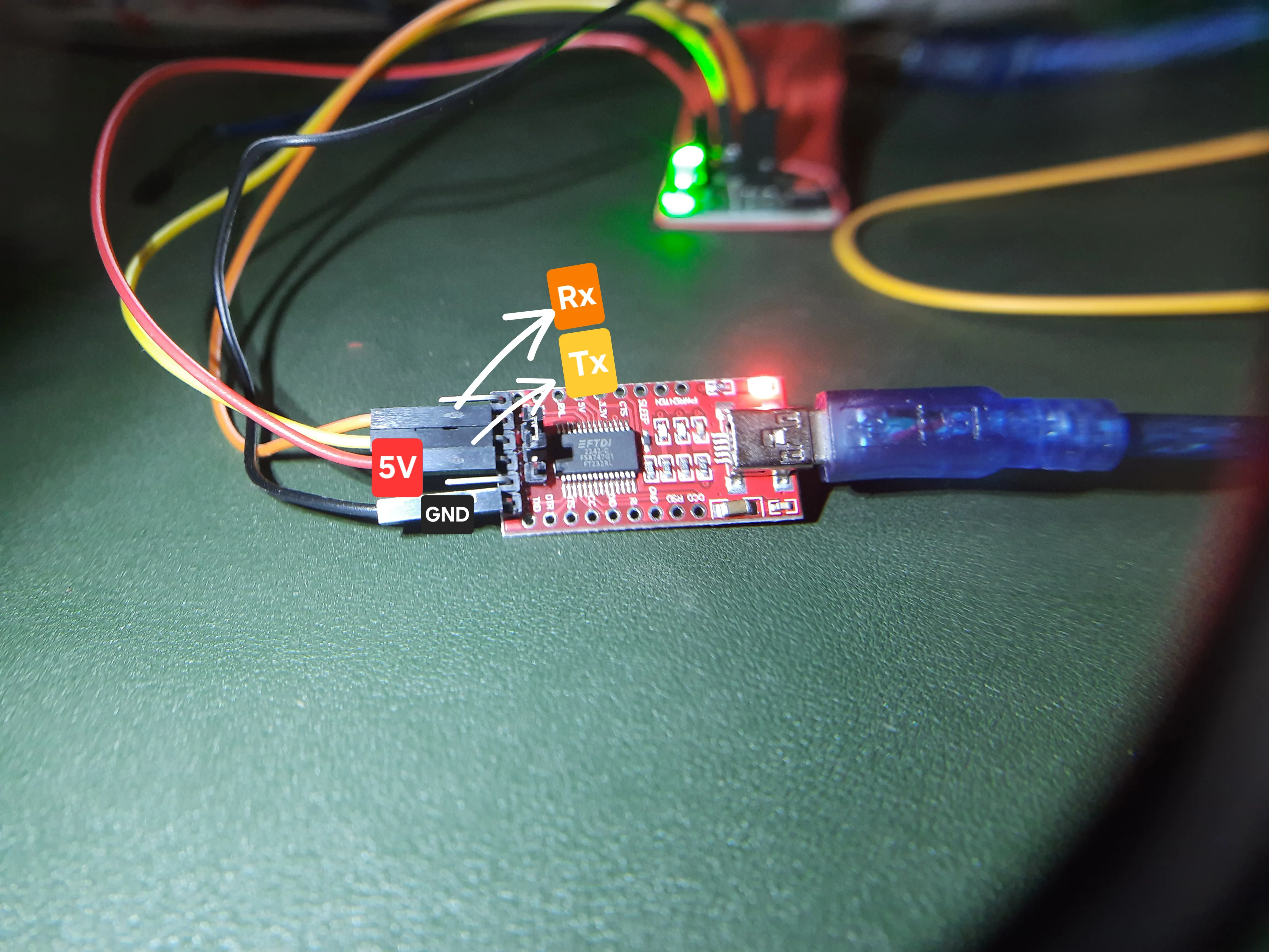 Connection on serial adapter connection on serial adapter